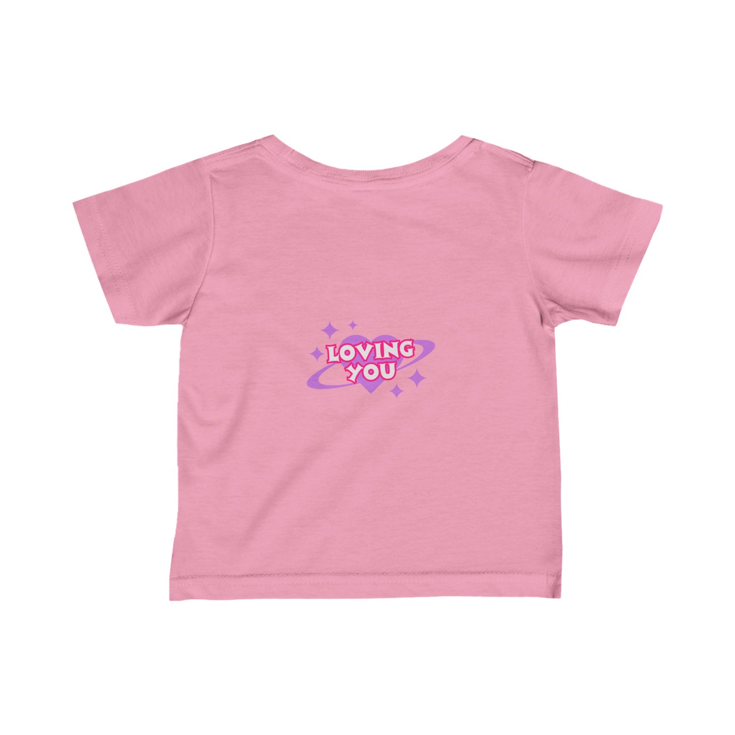 Cute Loving me Loving You Heart Unicorn  Infant Fine Jersey Tee-My Bright Side Clothing