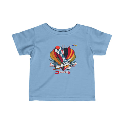 Cute Colourful Racing Logo Infant Fine Jersey Tee-My Bright Side Clothing