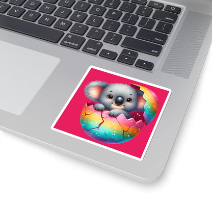 Cute and Sweet Little Kola Easter Egg -Kiss-Cut Sticker-My Bright Side Clothing