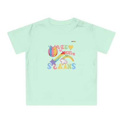 Groovy Rainbow Music Logo Baby T-Shirt--My Bright Side Clothing