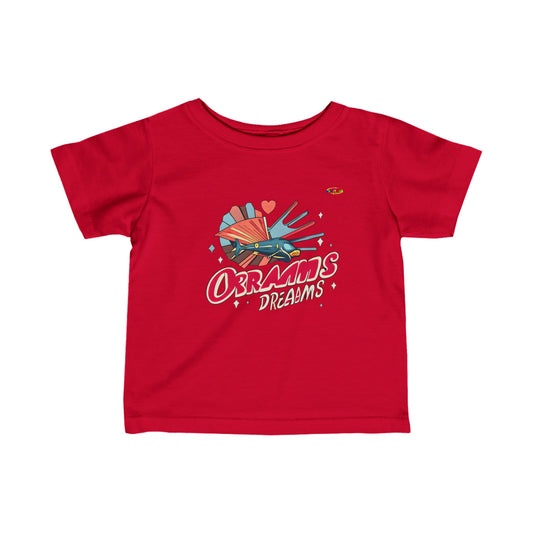 Cute Cool Flying Dreams Infant Fine Jersey Tee--My Bright Side Clothing