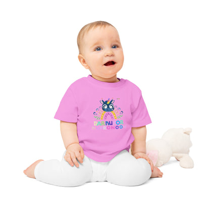 Cute Rainbow letters Baby Unicorn Baby T-Shirt--My Bight Side Clothing