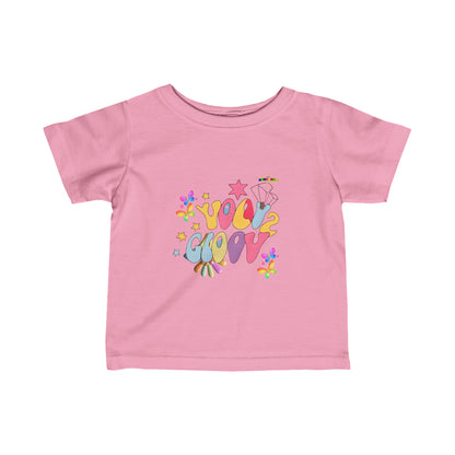 Cute Rainbow Groovy Logo Infant Fine Jersey Tee  -My Bright Side Clothing