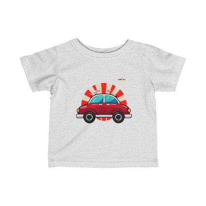 Cute Retro Classic Car Infant Fine Jersey Tee-My Bright Side Clothing