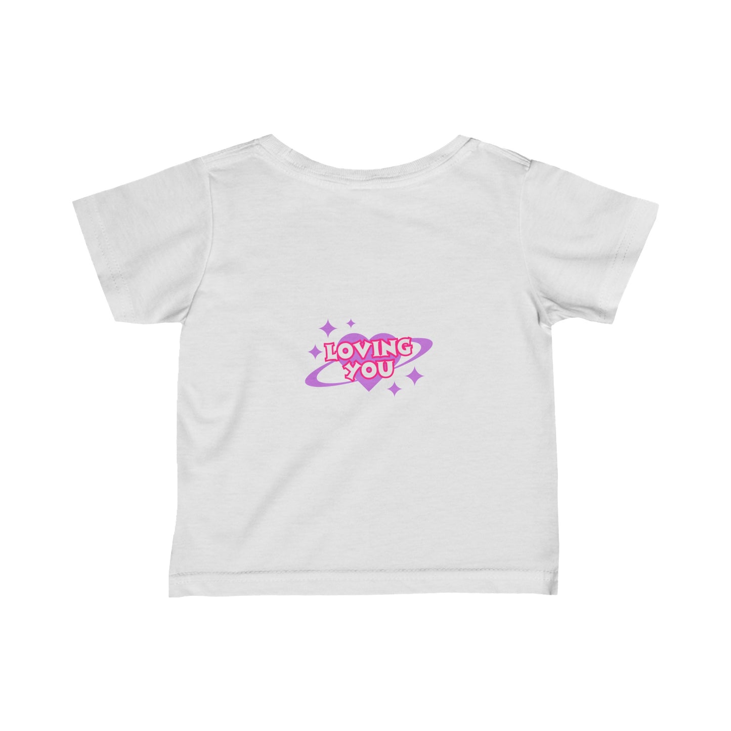 Cute Loving me Loving You Heart Unicorn  Infant Fine Jersey Tee-My Bright Side Clothing