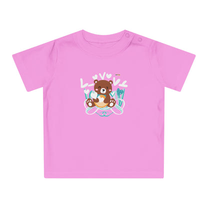 Cute Love Bear Baby T-Shirt-My Bright Side Clothing