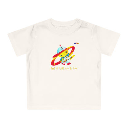 Cute Out of this world cool space boy graphic Baby T-Shirt-My Bright Side Clothing