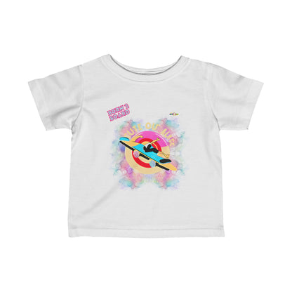 Cute Born 2 Board Pastel Skateboard  Graphic Infant Fine Jersey Tee-My Bright Side Clothing