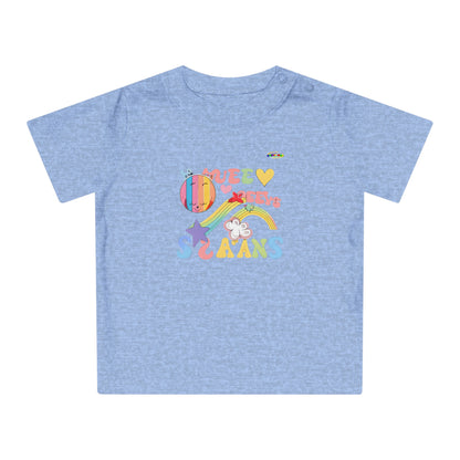 Groovy Rainbow Music Logo Baby T-Shirt--My Bright Side Clothing