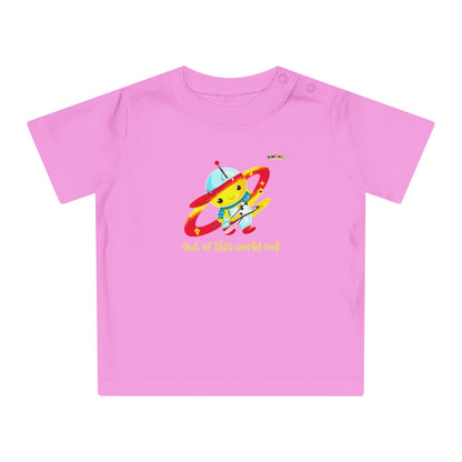 Cute Out of this world cool space boy graphic Baby T-Shirt-My Bright Side Clothing