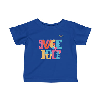 Love in both directions logo Infant Fine Jersey Tee-My Bright Side Clothing