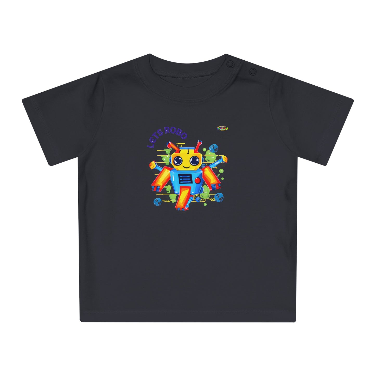 Cute Lets Little Dancing Robot Baby T-Shirt-My Bright Side Clothing