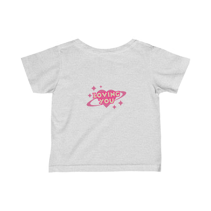 Cute Loving me Loving You Heart Puppy Infant Fine Jersey Tee-My Bright Side Clothing