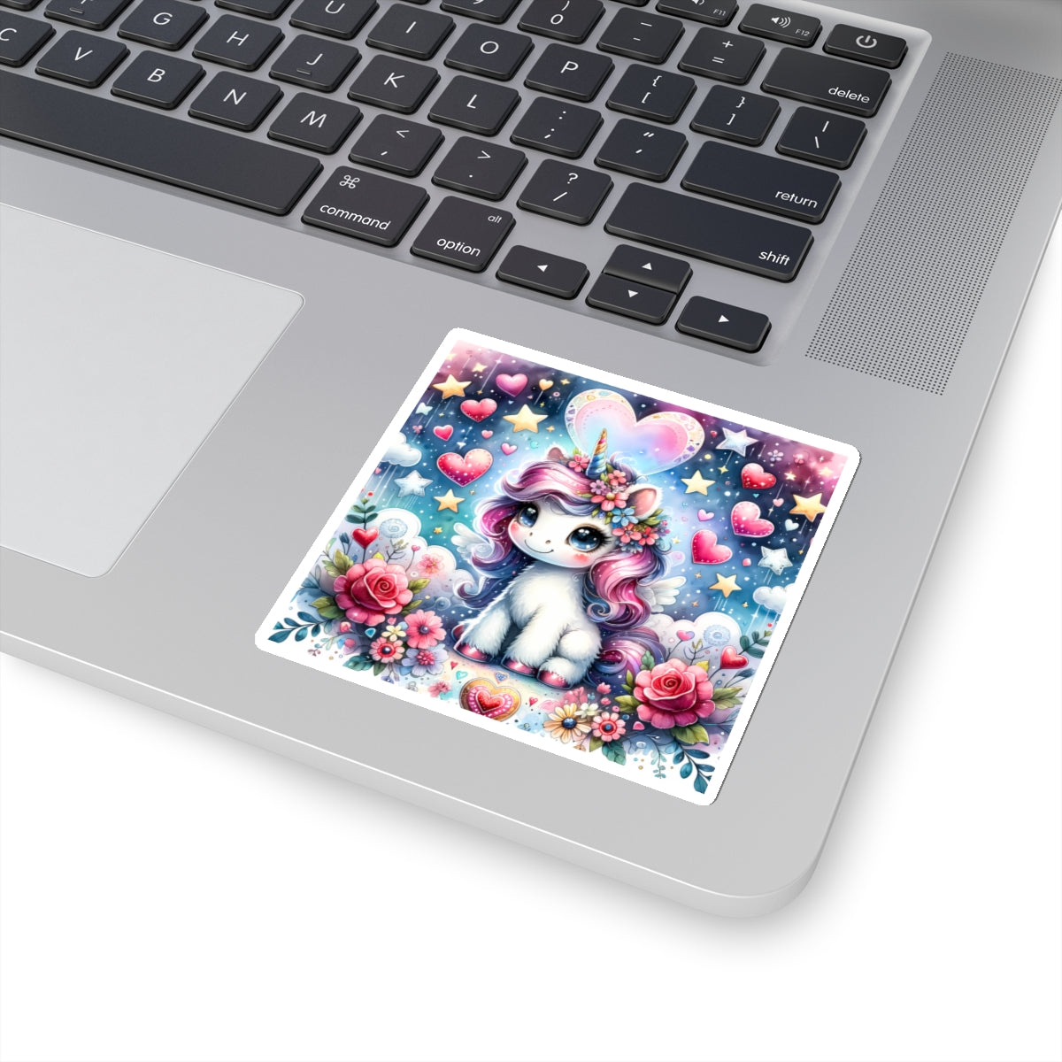 Magical Unicorn Love Kiss-Cut Sticker-My Bright Side Clothing