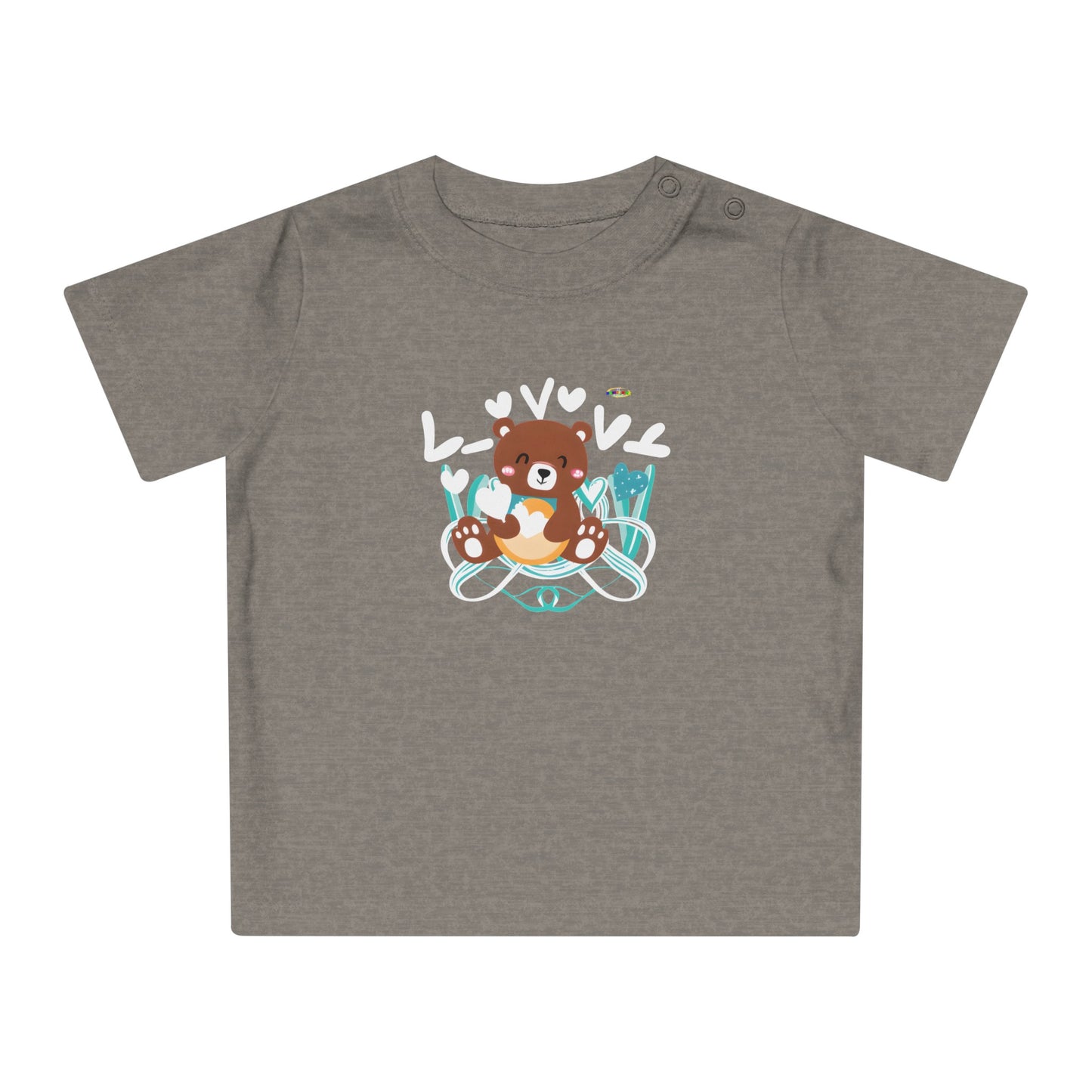 Cute Love Bear Baby T-Shirt-My Bright Side Clothing