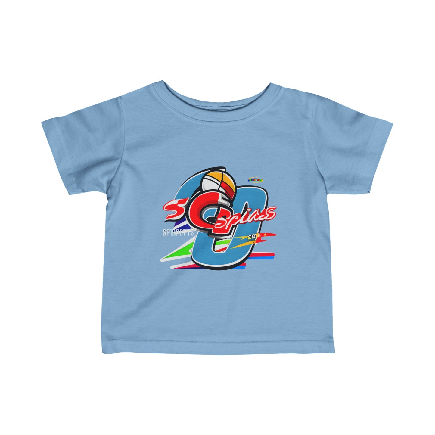 Cute Sports logo Infant Fine Jersey Tee-My Bright Side Clothing