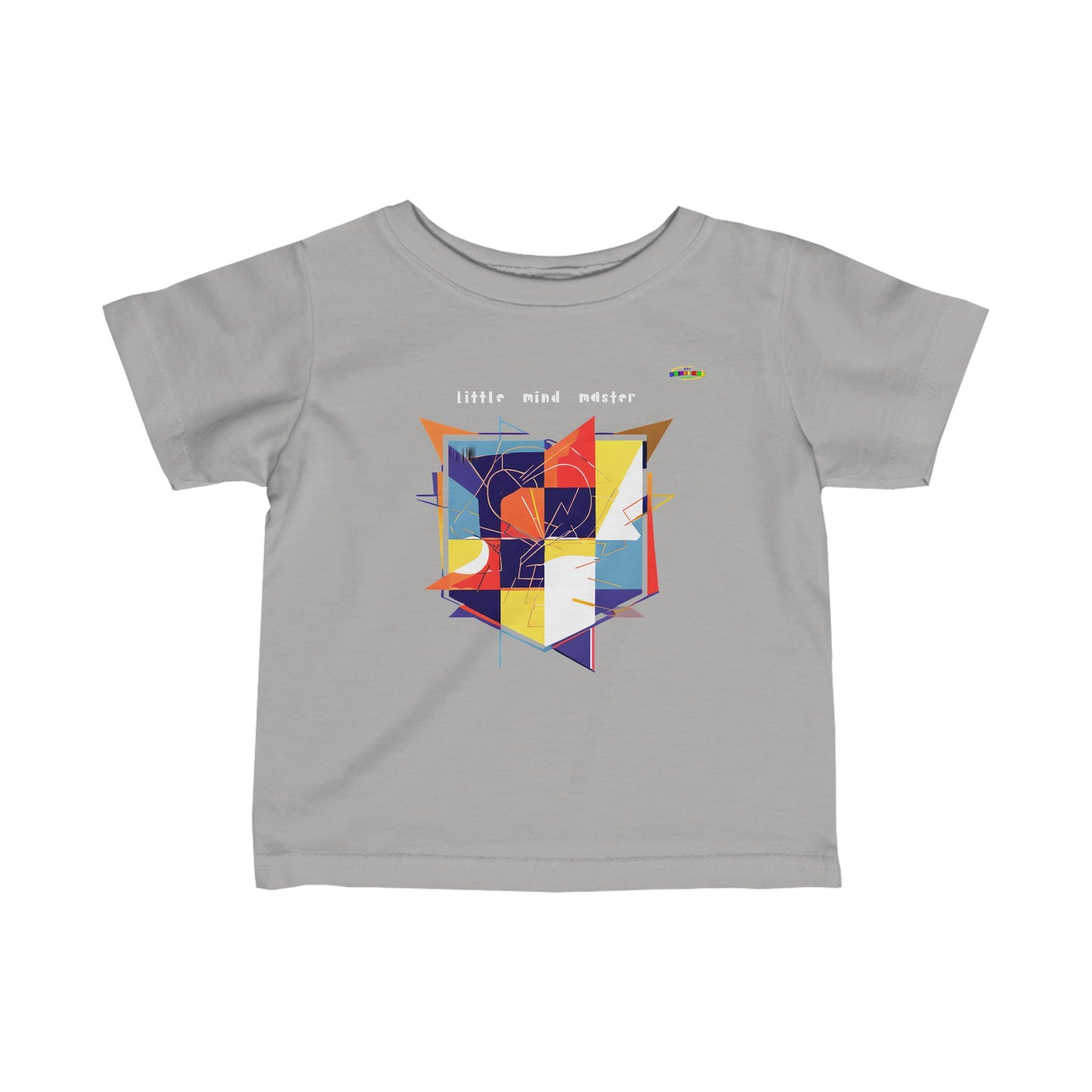 Little Mind Master Mindful Learning logo Infant Fine Jersey Tee--MyBrightSideClothing