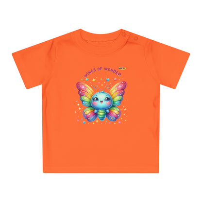 Cute Rainbow Baby Butterfly Graphic Baby T-Shirt--My Bright Side Clothing