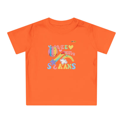 Groovy Rainbow Music Logo Baby T-Shirt--My Bright Side Clothing