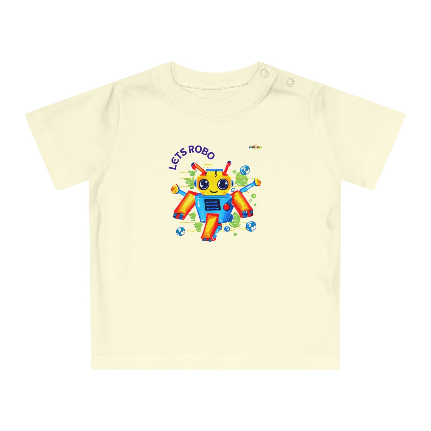 Cute Lets Little Dancing Robot Baby T-Shirt-My Bright Side Clothing