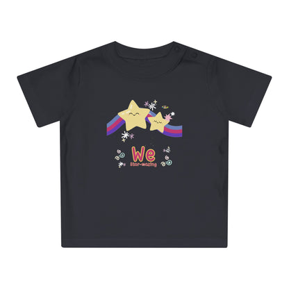 Cute We are Star-mazing rainbow star Graphic Baby T-Shirt-My Bright Side Clothing