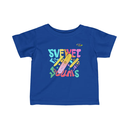 Cute Sweet Ride Toddler Skateboard Logo Infant Fine Jersey Tee-MyBrightSideClothing