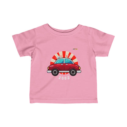 Cute Retro Classic Car Infant Fine Jersey Tee-My Bright Side Clothing