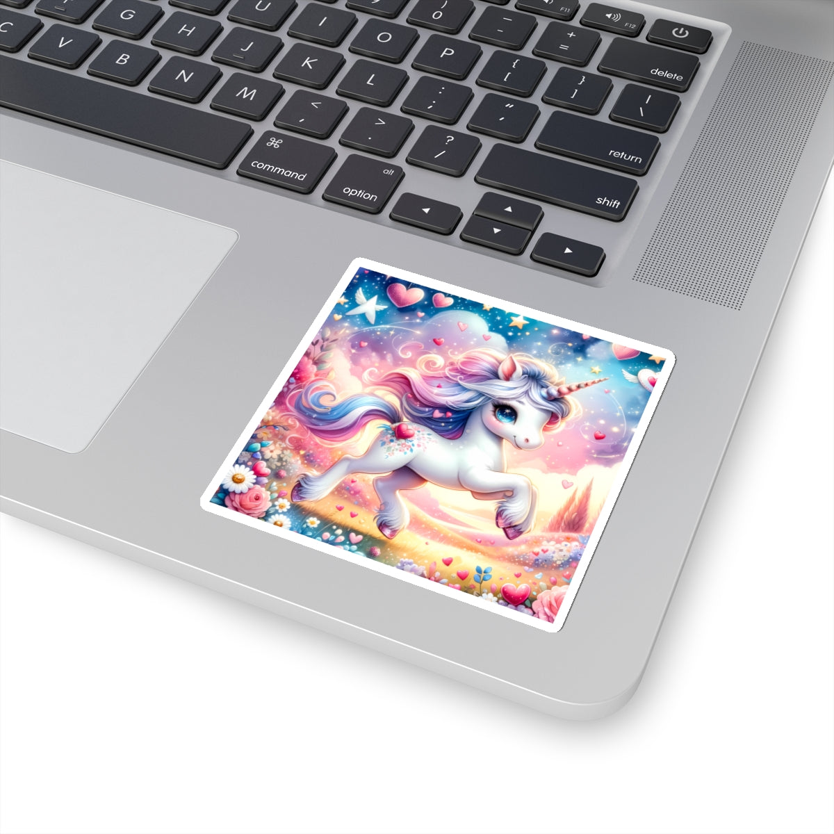 Magical Unicorn Love Kiss-Cut Sticker-My Bright Side Clothing