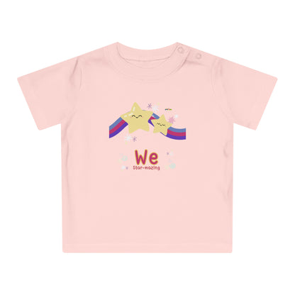 Cute We are Star-mazing rainbow star Graphic Baby T-Shirt-My Bright Side Clothing