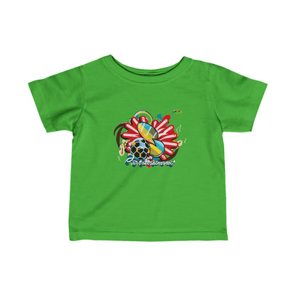 Cute Loving Sports Logo Infant Fine Jersey Tee-My Bright Side Clothing