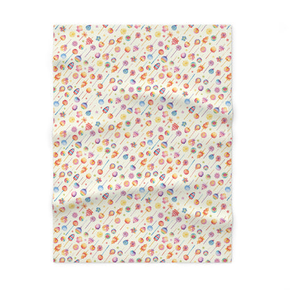 Cute Pastel Baby Toys Pattern Soft Fleece Baby Blanket--My Bright Side Clothing