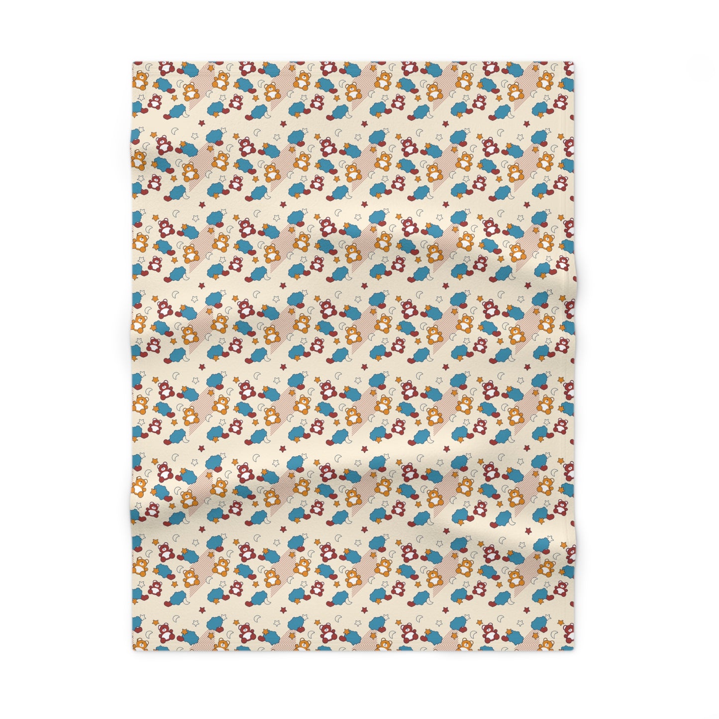 Cute Teddy Bear Pattern Soft Fleece Baby Blanket--My Bright Side Clothing