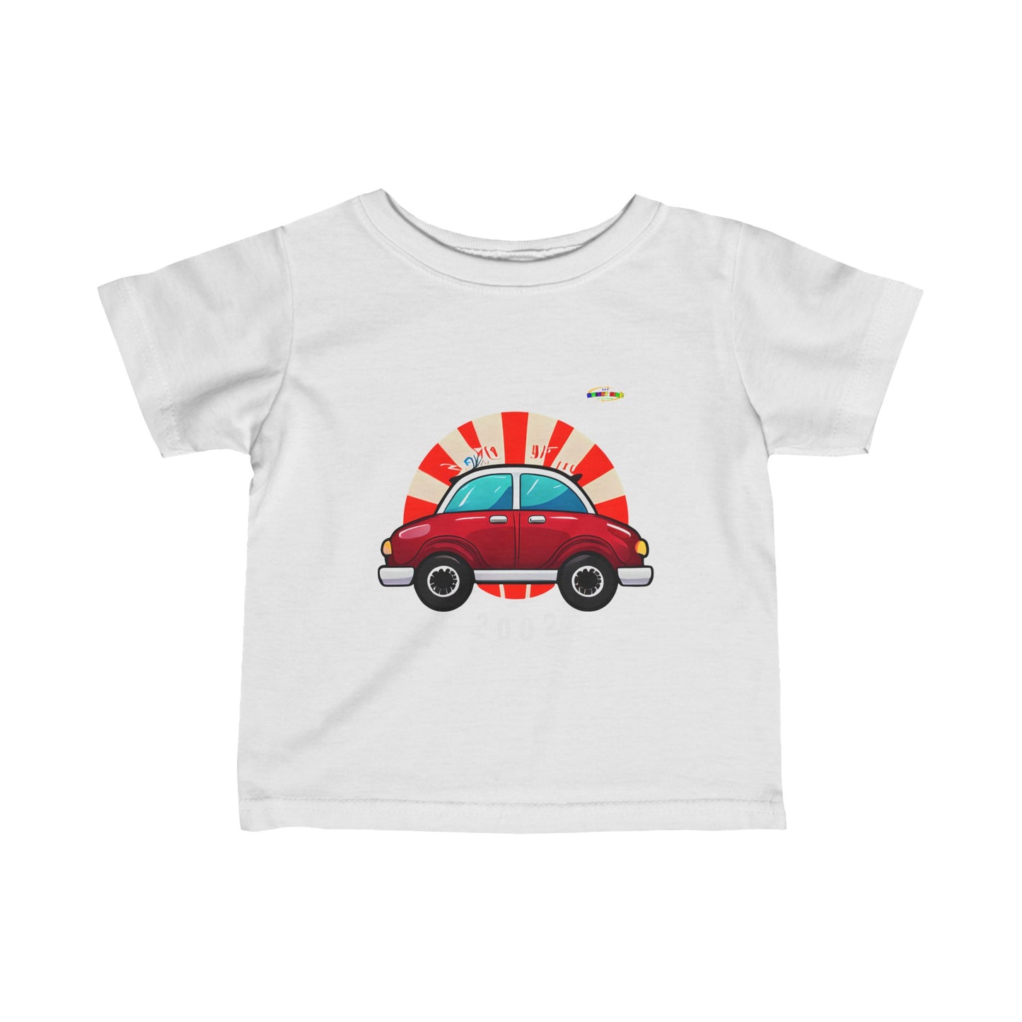 Cute Retro Classic Car Infant Fine Jersey Tee-My Bright Side Clothing