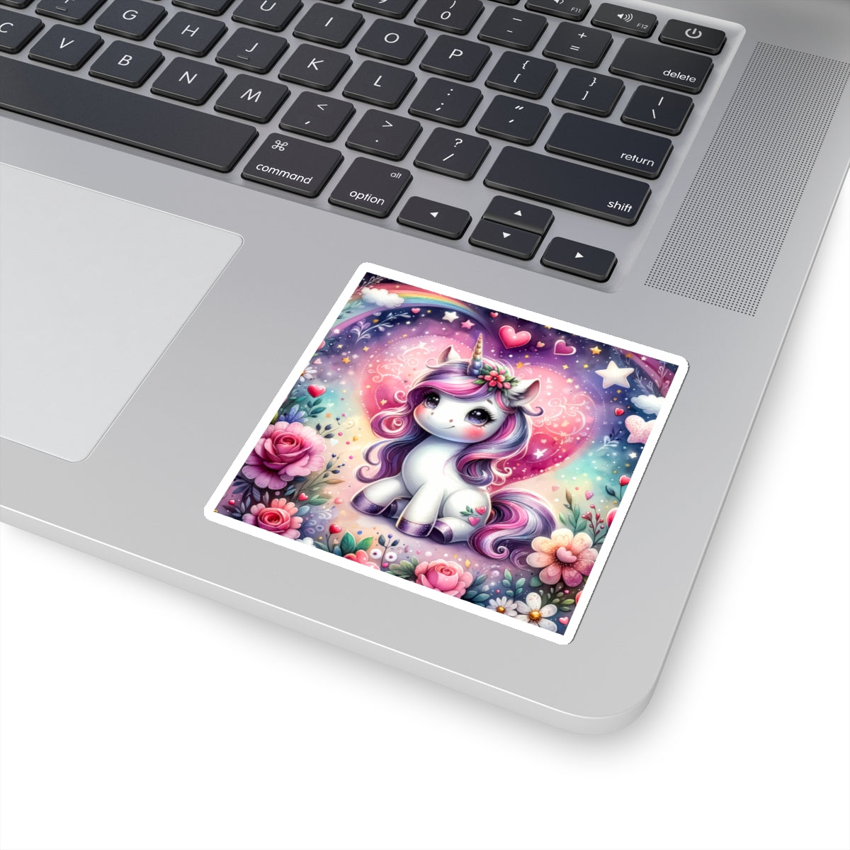 Magical Unicorn Love Kiss-Cut Sticker-My Bright Side Clothing