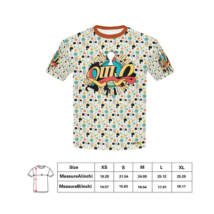 Retro Bright mind bright life subliminal message Pattern and Logo Children's T-shirt -My Bright Side Clothing