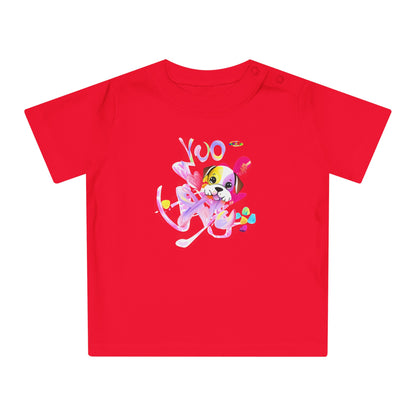 Cute Puppy Love Graphic Baby -Shirt-My Bright Side Clothing