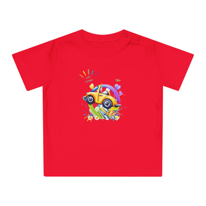 Cute Lets Cruise Car Graphic Baby T-Shirt-My Bright Side Clothing