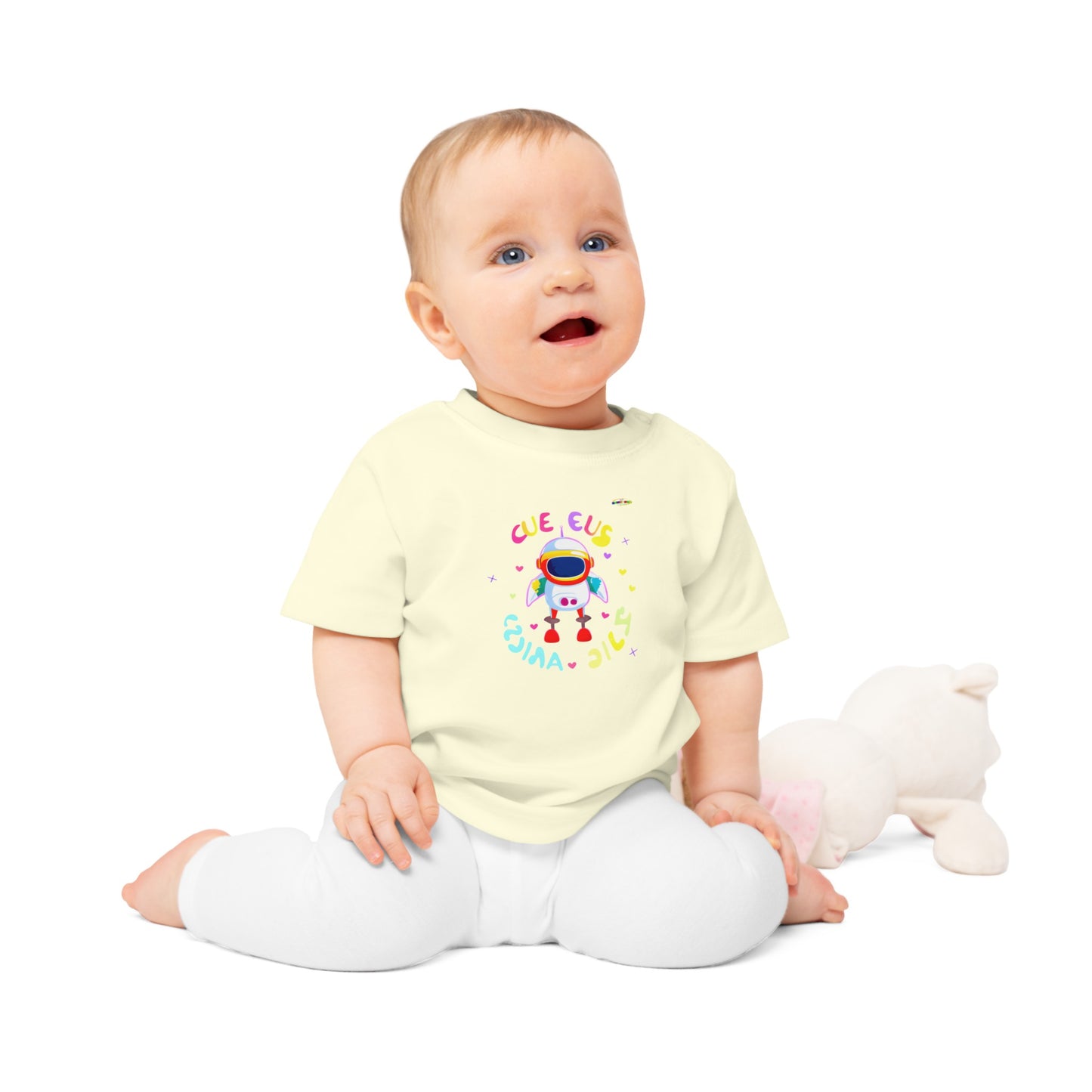 Cute Little Astronaut Baby T-Shirt-My Bright Side Clothing