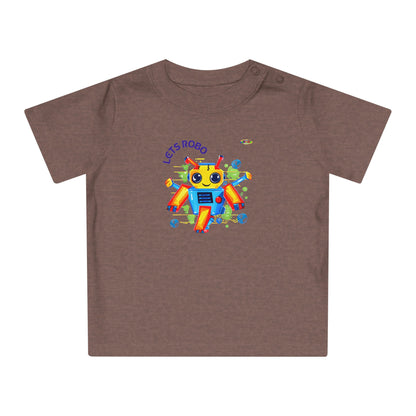 Cute Lets Little Dancing Robot Baby T-Shirt-My Bright Side Clothing