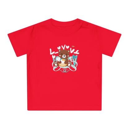 Cute Love Bear Baby T-Shirt-My Bright Side Clothing