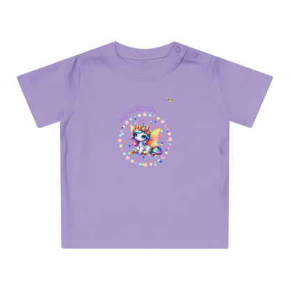 Cute My Fairy tale colourful baby unicorn logo Baby T-Shirt-My Bright Side Clothing