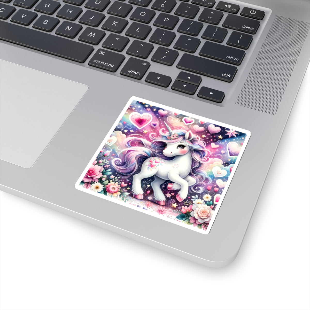 Magical Unicorn Love Kiss-Cut Sticker-My Bright Side Clothing