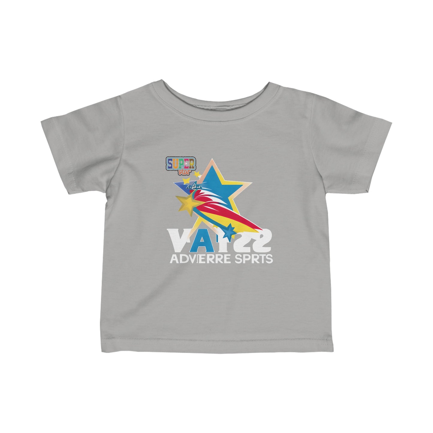 Super Star Logo Infant Fine Jersey Tee--MyBrightSideClothing