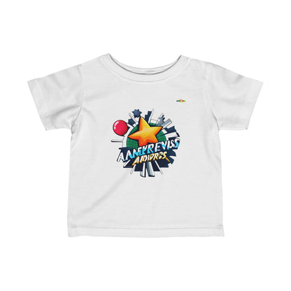 Sports Star Logo Infant Fine Jersey Tee-MyBrightSideClothing