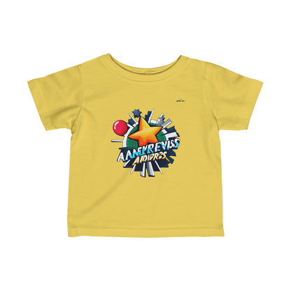 Sports Star Logo Infant Fine Jersey Tee-MyBrightSideClothing