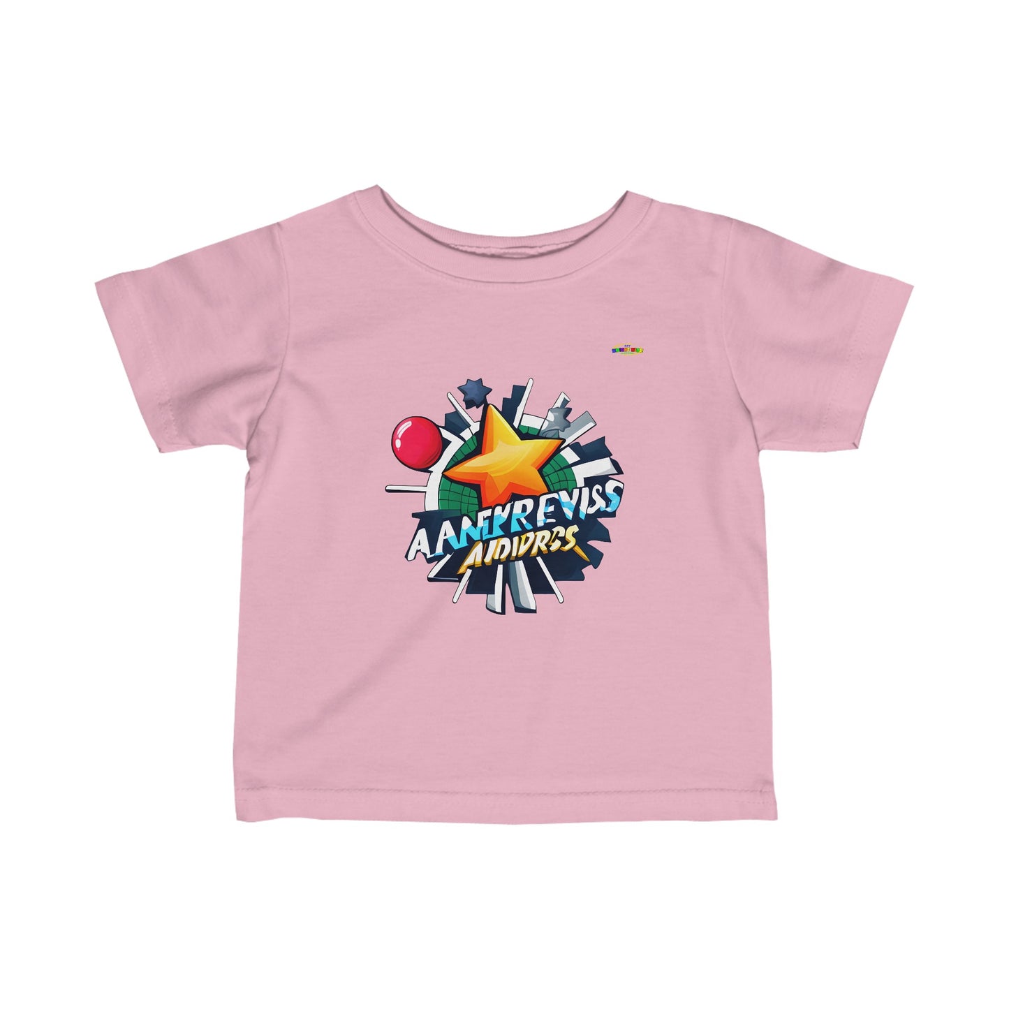 Sports Star Logo Infant Fine Jersey Tee-MyBrightSideClothing