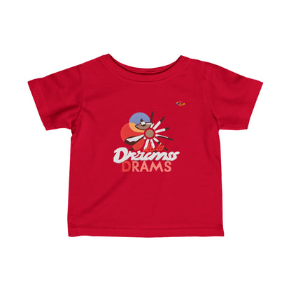 Cute Dreaming to fly logo Infant Fine Jersey Tee-My Bright Side Clothing