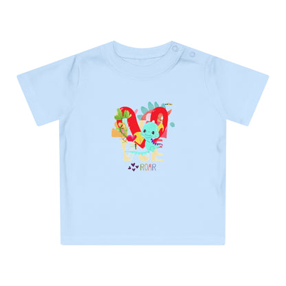 Cute roar-ing love baby dino graphic Baby T-Shirt--My Bright Side Clothing