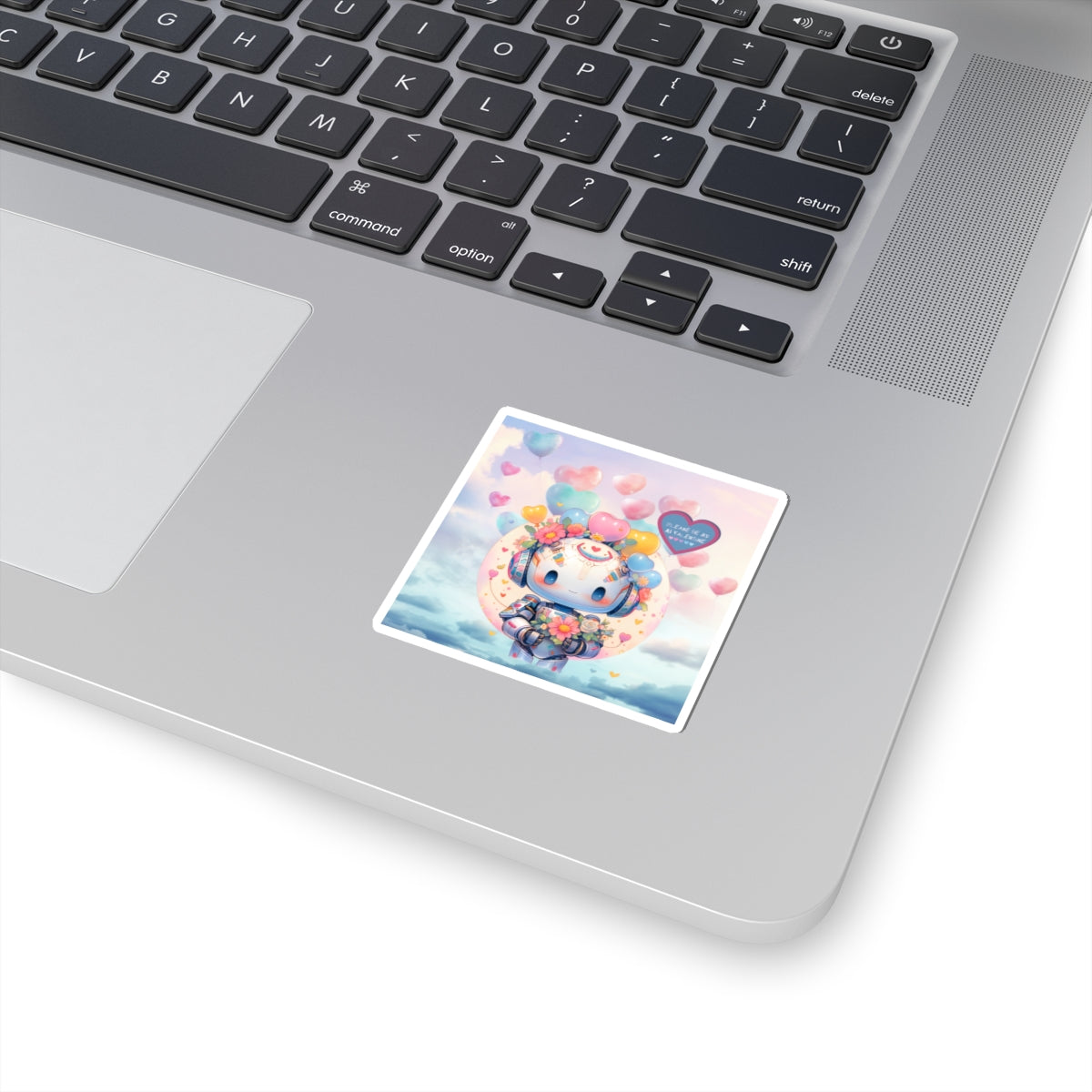 Please Be My AI Valentine cute Robot Kiss-Cut Sticker-My Bright Side Clothing