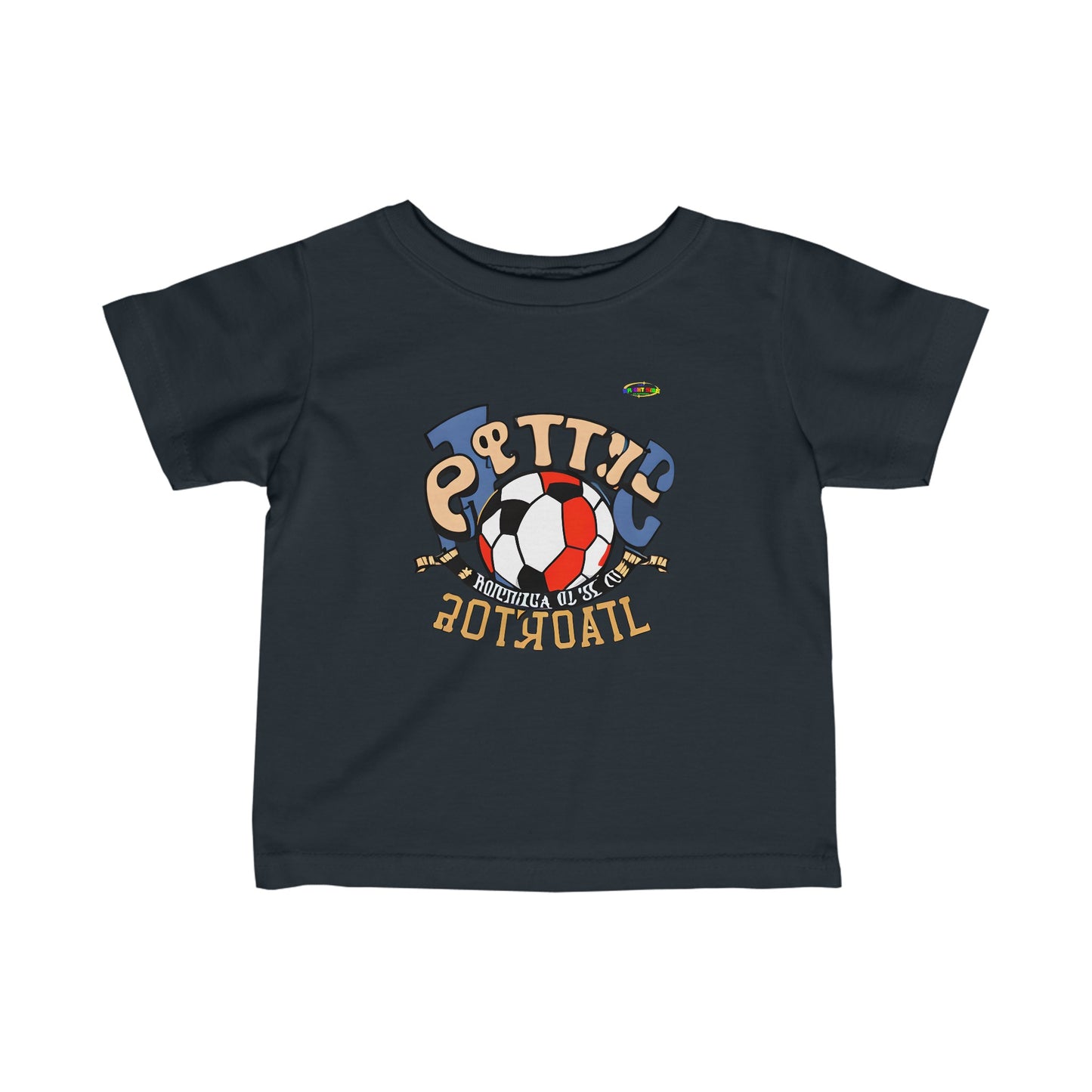 Cute Soccer logo Infant Fine Jersey Tee-My Bright Side Clothing